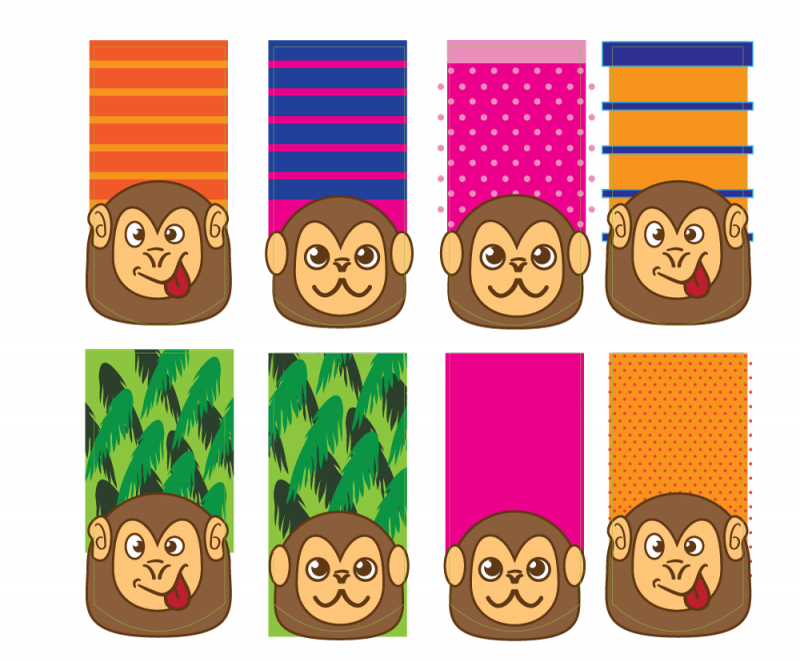 CartoonMonkey-Sock